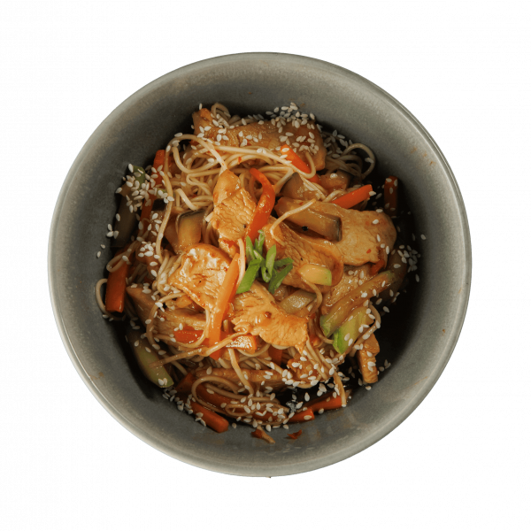 WOK с курицей в устричном соусе