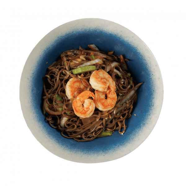WOK с креветками